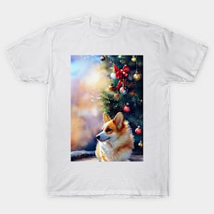 Watercolor corgi T-Shirt